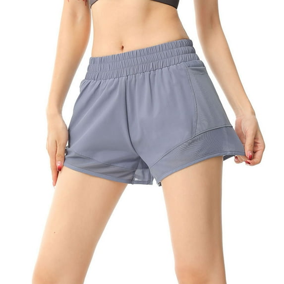 UAMVSH Athletic Shorts for Women Plus Size Running Workout Shorts with Pocket Trendy Summer Short Pants