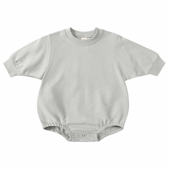 UAMVSH Baby Bodysuit Infant Boys Girls Long Sleeve Romper Newborn Onesies Cotton Crewneck Basic Tees One Piece Fall Outfits 3-24 Months