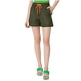 thumbnail image 1 of UAMVSH Beach Shorts for Women Soft Breathable Athletic Mesh Liner Shorts Elastic Waist Drawstring Casual Summer Workout Shorts, 1 of 7