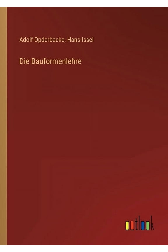 Die Bauformenlehre (Paperback)