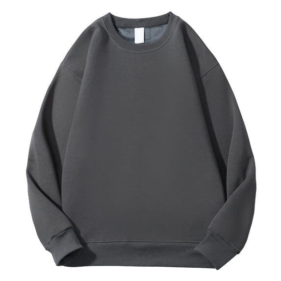 UAMVSH Big and Tall Sweatshirts for Men Soft Fleece Crewneck Pullover Thick Warm Long Sleeve Tops Casual Winter Clothes