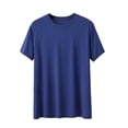 thumbnail image 1 of UAMVSH Big and Tall T Shirts for Men Short Sleeve Crewneck Basic Tees Classic Fit Soft Modal Undershirts Summer Clothes, 1 of 5