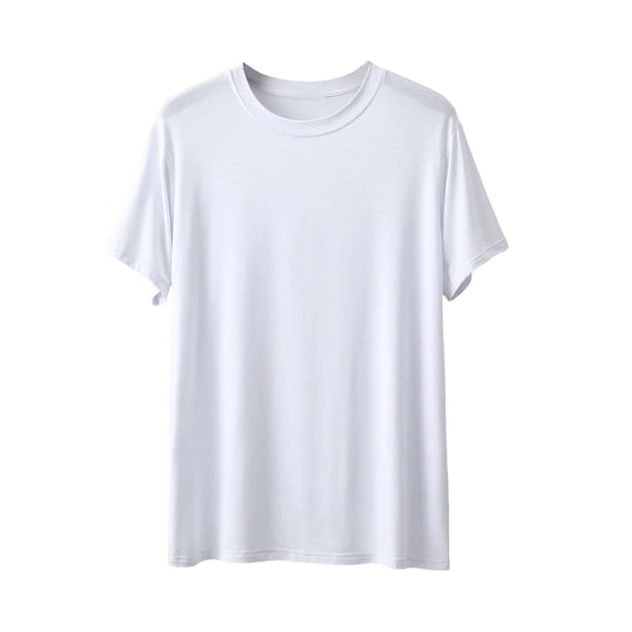 UAMVSH Big and Tall T Shirts for Men Short Sleeve Crewneck Basic Tees Classic Fit Soft Modal Undershirts Summer Clothes