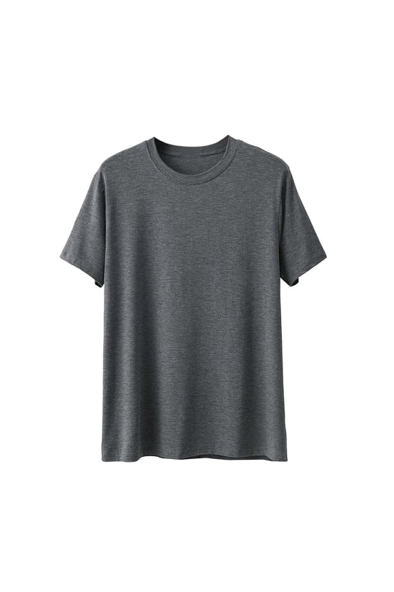 Big and Tall T Shirts for Men Short Sleeve Crewneck Basic Tees Classic Fit Soft Modal Undershirts Summer Clothes