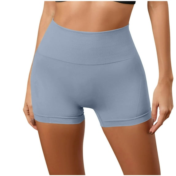 UAMVSH Boxer Shorts for Women Butt Lifting Stretchy Yoga Workout Slip Shorts High Waist Gym Athletic Body Shaper Shorts