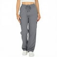 thumbnail image 1 of UAMVSH Cargo Pants for Women Fashion Outdoor Hiking Running Athletic Pants Basic Stretchy High Waisted Wide Leg Sweatpants(XX-Large,Gray), 1 of 5