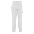 thumbnail image 1 of UAMVSH Cargo Sweatpants for Men Plus Size Heavyweight Fleece Open Bottom Joggers Pants Outdoor Athletic Casual Pants with Pockets(X-Large,White 1), 1 of 5