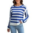 thumbnail image 1 of UAMVSH Crochet Sweaters for Women Hollow out Fall Fashion Trendy Long Sleeve Tops Casual Knit Pullover, 1 of 7
