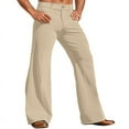 thumbnail image 1 of UAMVSH Fare Pants for Men 60s 70s Vintage Corduroy Bootcut Work Pants with Pockets Comfy Warm Ribbed Vacation Business Trousers(3X-Large,Khaki), 1 of 6