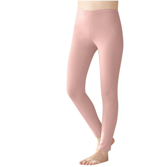 UAMVSH Fleece Lined Tights Women Winter Warm Thermal Tights Soft Stretchy Underwear Bottoms for Winter