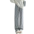 thumbnail image 1 of UAMVSH Fuzzy Pajama Pants for Women Warm Comfy Lounge Pants Soft Fleece Pjs Trouser Sleepwear Bottoms, 1 of 6