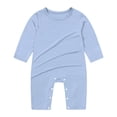 thumbnail image 1 of UAMVSH Infant Fall Clothes Unisex Baby Onesies Newborn Long Sleeve Jumpsuit Comfy Soft Crewneck Romper One Piece Outfits 3-24Months, 1 of 3