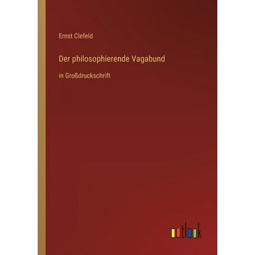 Der philosophierende Vagabund (Paperback)