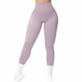 thumbnail image 1 of UAMVSH Leggings for Women Soft Ribbed Knitted Trendy Ladies Slimming Gym Athletic Pants High Waist Stretchy Yoga Workout Pants, 1 of 3