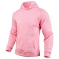 thumbnail image 1 of UAMVSH Men's Athletic Hoodies Fashion Soft Long Sleeve Solid Pullover Lightweight Casual Hooded Sweatshirt with Pocket S-XXXL, 1 of 2