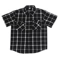 thumbnail image 1 of UAMVSH Men's Plaid Button Down Shirts Short Sleeve Casual Stylish Tops Summer Collared Work Shirts Streetwear with Two Pockets, 1 of 4