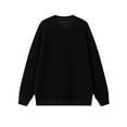 thumbnail image 1 of UAMVSH Men's Slim Fit Lightweight Pullover Shirts Plus Size Crew Neck Long Sleeve Tops Casual Fall Winter Solid Color Warm T-Shirts(5X-Large,Black), 1 of 6