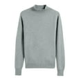thumbnail image 1 of UAMVSH Mock Neck Tops for Women Soft Lightweight Basic Knitted Pullover Sweater Fall Outfits Casual Warm Long Sleeve Shirts, 1 of 7