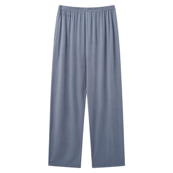 UAMVSH Modal Pajama Pants for Women Plus Size Palazzo Baggy Summer Long Sleep Pants with Pockets Soft Lightweight Plain Lounge Bottoms