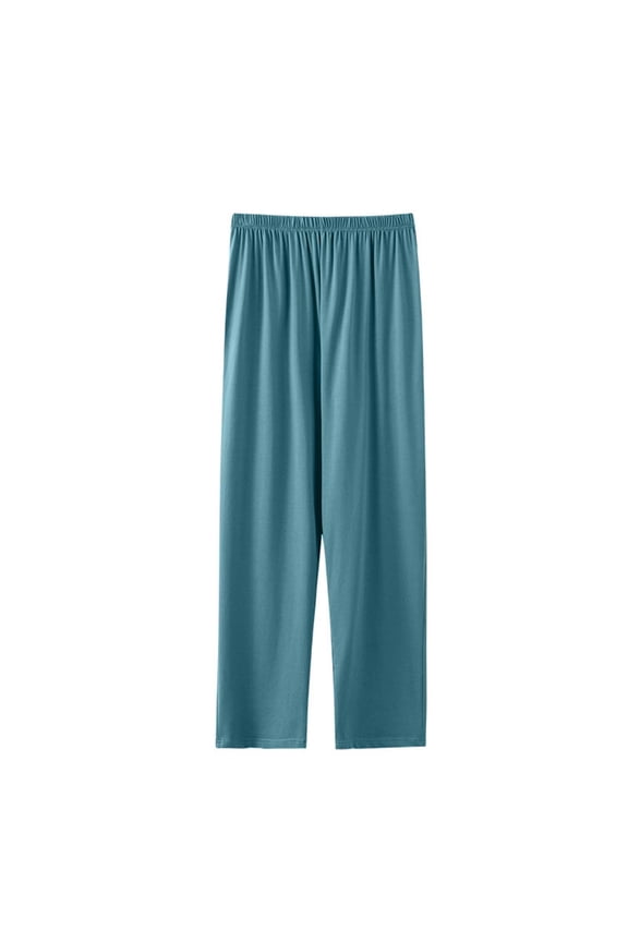 Modal Pajama Pants for Women Plus Size Palazzo Baggy Summer Long Sleep Pants with Pockets Soft Lightweight Plain Lounge Bottoms