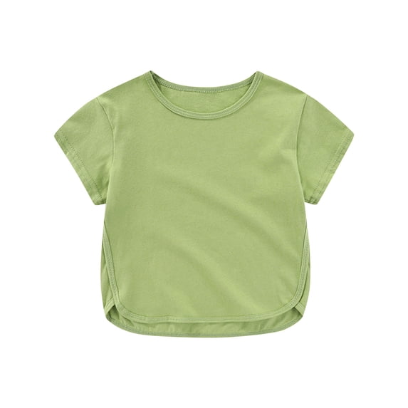 UAMVSH Newborn Baby T Shirts Cute Short Sleeve Tops Unisex Todder Comfy Crewneck Basic Tees Lightweight Summer Clothes