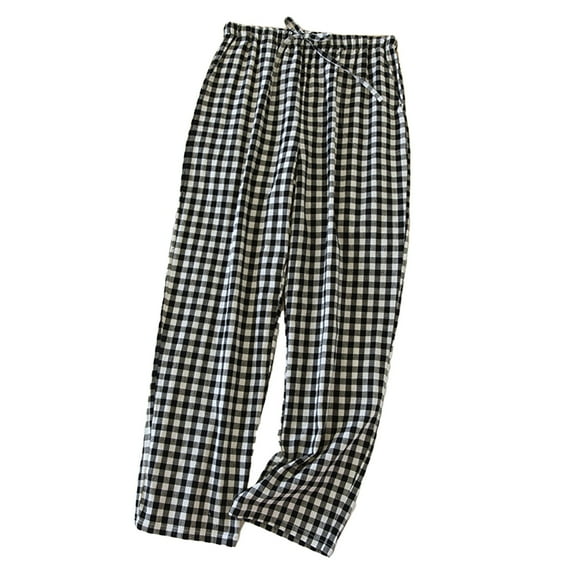 UAMVSH Pajama Pants for Women Drawstring Sleep Bottoms Loungewear Plaid Stretch Comfy Pjs Lounge Pants