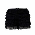 thumbnail image 1 of UAMVSH Pajama Shorts for Women Trendy Summer Ladies Lace Layered Bloomer Sleep Shorts Elastic Waist Bow Ruffle Lounge Pj Shorts, 1 of 4