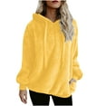 thumbnail image 1 of UAMVSH Plus Size Hoodies for Women Fleece Sherpa Quarter Zip Pullover Tops Comfy Soft Fuzzy Long Sleeve Tops with Pockets for Cold Winter, 1 of 7