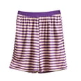 thumbnail image 1 of UAMVSH Plus Size Pajama Shorts Comfy Modal Stripe Printed Sleep Shorts with Pockets Soft Summer Elastic Waist Lounge Pj Bottoms, 1 of 3