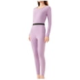 thumbnail image 1 of UAMVSH Plus Size Pajamas for Women Set Long Sleeve Shirts with Leggings Thermal Underwear Sets Soft Cotton Base Layer Tops and Bottom, 1 of 6