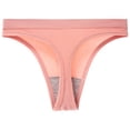 thumbnail image 1 of UAMVSH Seamless Thongs for Women No Show Panties Stretch Low Rise Bikini Panties Soft Coverage y G-String, 1 of 4