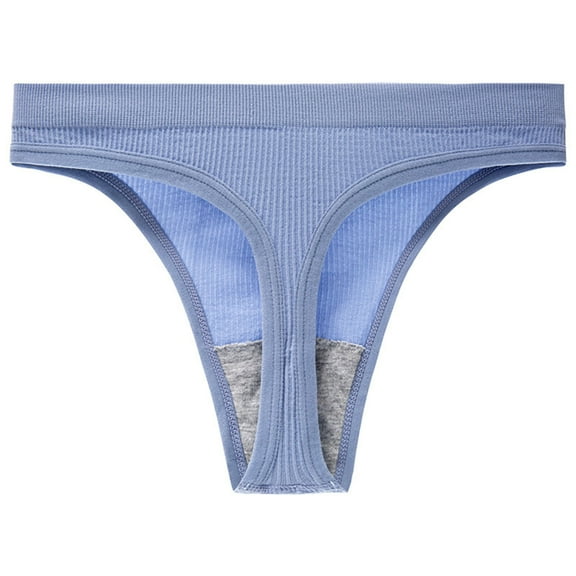 UAMVSH Seamless Thongs for Women No Show Panties Stretch Low Rise Bikini Panties Soft Coverage y G-String