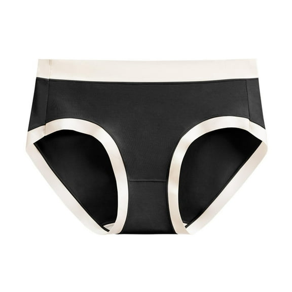 UAMVSH Seamless Underwear for Women High Waist Briefs No Show Bikini Panties Stretch Full Coverage Panties