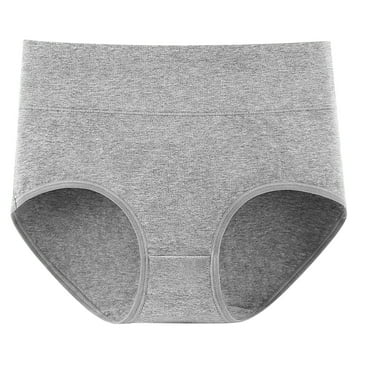 UAMVSH Seamless Underwear for Women Plus Size Full Coverage No Show High Waisted Ladies Panties Soft Stretchy Brief
