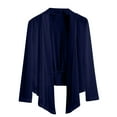 thumbnail image 1 of UAMVSH Sheer Cardigans for Women Plus Size Long Sleeve Lightweight Casual Shrugs Flowy Vacation Drape Dusters Ladies Trendy Clothes(XX-Large,Navy), 1 of 7