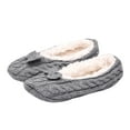 thumbnail image 1 of UAMVSH Slipper Socks for Women Thick Warm Cozy Fleece Lined Socks Cable Knitted Winter Super Soft Slippers, 1 of 2