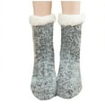 thumbnail image 1 of UAMVSH Slipper Socks for Women Winter Warm Fleece Lined Socks Christmas Cozy Soft Thick Fuzzy Socks, 1 of 5
