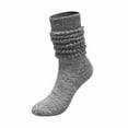 thumbnail image 1 of UAMVSH Slouch Socks for Women Thick Long Knee High Socks Ribbed Knit Socks Soft Scrunch Socks for Winter 3 Pack, 1 of 7