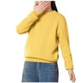 thumbnail image 1 of UAMVSH Sweaters for Boys Girls Loose Fit Knitted Basic Sweatshirts Fall Winter Warm Long Sleeve Kids Pullover Tops Thicken Clothes(2-3Years,Yellow), 1 of 6