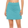 thumbnail image 1 of UAMVSH Tennis Skirts for Women Solid Color Athletic Skorts Sport Running Workout Skirt Built-In Shorts, 1 of 5