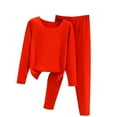thumbnail image 1 of UAMVSH Thermal Underwear Sets for Women Fleece Lined Base Layer Top with Pants Loungewear for Cold Weather, 1 of 3