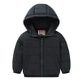 thumbnail image 1 of UAMVSH Toddler and Boys Girls Thermal Padded Winter Coat Full Zip Warm Hooded Coat Lightweight Puffer Jacket, 1 of 1
