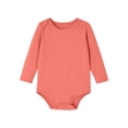 thumbnail image 1 of UAMVSH Unisex Baby Onesies Newborn Infant Soft Cotton Long Sleeve Bodysuit Fall Winter Casual Comfy Crewneck Jumpsuit for Baby Boy Girl, 1 of 7