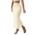 thumbnail image 1 of UAMVSH Women's Long Pencil Skirts High Wasited Elegant Maxi Skirt Pull On Casual Slim Stretch Bodycon Skirts for Party Club, 1 of 6