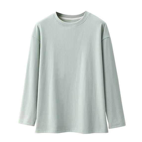 UAMVSH Women's Long Sleeve Thermal Underwear Lightweight Base Layer Shirt for Winter Loungewear Sleepwear