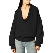 Deep V Sweater