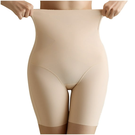 UAMVSH Women's Seamless Shaping Boyshorts High Waisted Body Shaper Shorts Butt Lifting Breathable Shapewear