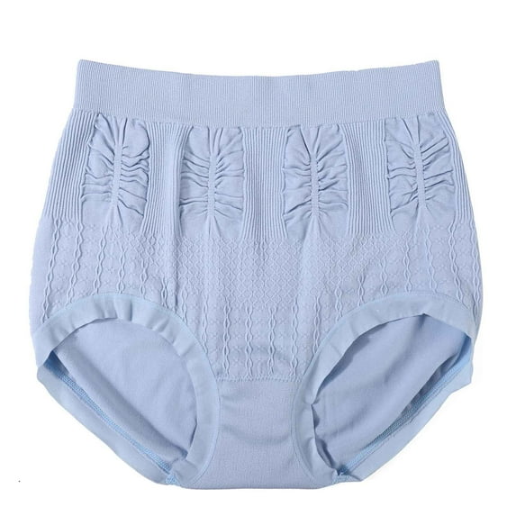 UAMVSH Women's Seamless Underwear Full Coverage Soft Stretch Panties Underpant High Waisted Breathable Briefs