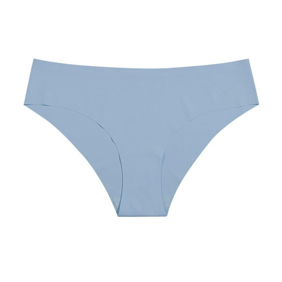 UAMVSH Women's Seamless Underwear Low Waisted No Show Panties Soft Stretch Breathable Ladies Underwear