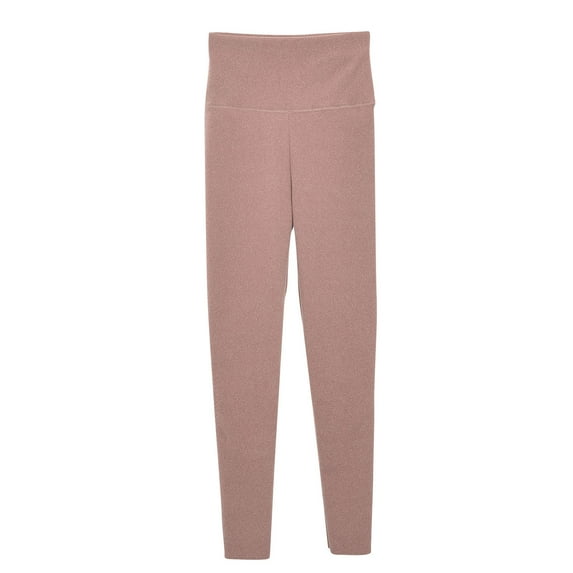 UAMVSH Women's Thermal Pants Casual Warm Thick Fleece Lined Underwear Bottom High Waisted Soft Pajama Pants